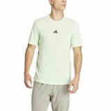 Kortrmet T-shirt til Mnd Adidas Essentials Wo Logo Limegrn #3