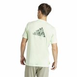 Kortrmet T-shirt til Mnd Adidas Essentials Wo Logo Limegrn #4
