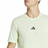 Kortrmet T-shirt til Mnd Adidas Essentials Wo Logo Limegrn #6
