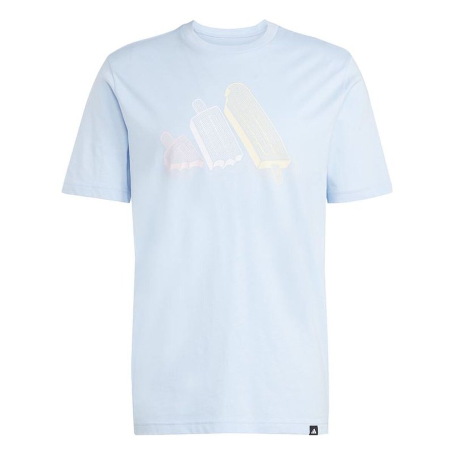 Kort�rmet T-shirt til M�nd Adidas Ice Lysebl� #1