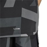 Kort�rmet T-shirt til M�nd Adidas Mt Aop Sort #4