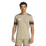 Kort�rmet fodboldtr�je til m�nd Adidas Squadra25 Jsy Beige #3