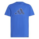 B�rne Kort�rmet T-shirt Adidas JI6670 Bl� #1