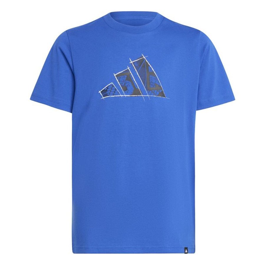B�rne Kort�rmet T-shirt Adidas JI6670 Bl� #1