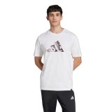 Kort�rmet T-shirt til M�nd Adidas Photo Logo Hvid #2