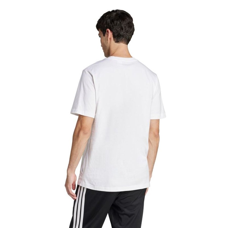 Kort�rmet T-shirt til M�nd Adidas Photo Logo Hvid #3