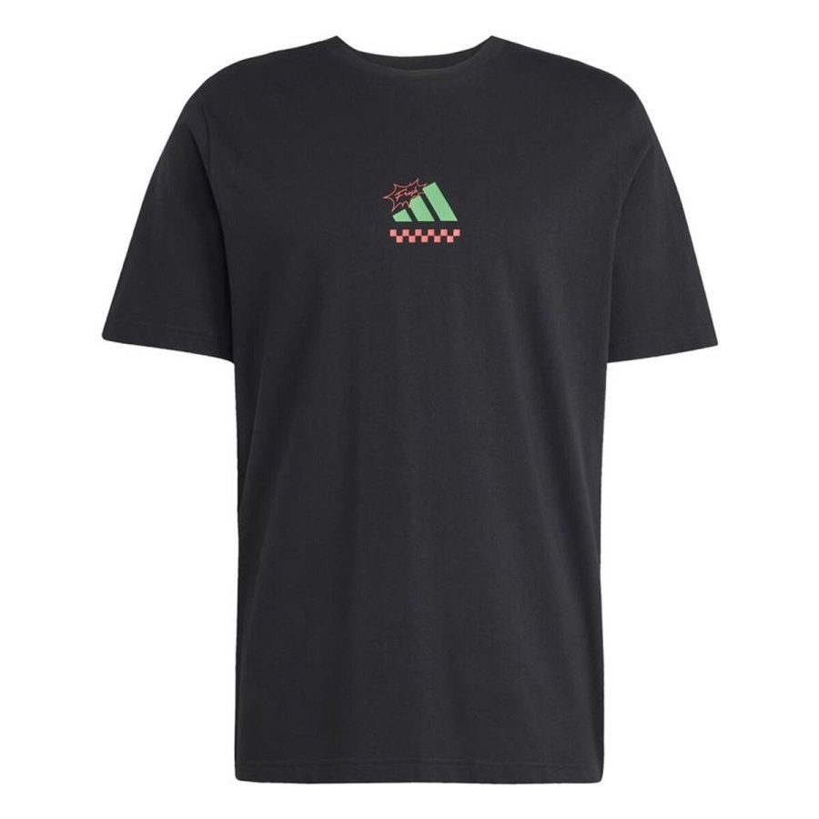 Kort�rmet T-shirt til M�nd Adidas Pizza Sort #1