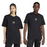 Kort�rmet T-shirt til M�nd Adidas Pizza Sort #2