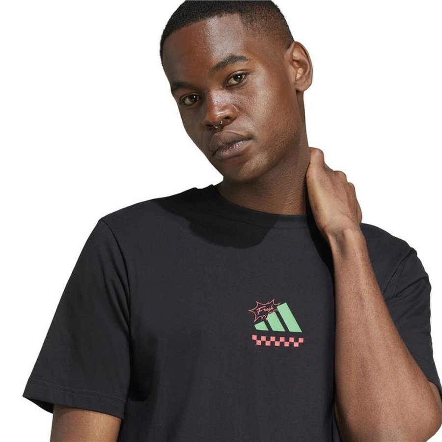 Kort�rmet T-shirt til M�nd Adidas Pizza Sort #4