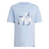 B�rne Kort�rmet T-shirt Adidas Lk Ice Bl� Himmelbl� #1