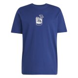 Kort�rmet T-shirt til M�nd Adidas Drink Bl� #1