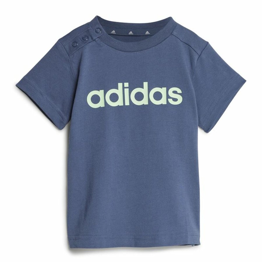 Sportstj til Baby Adidas I Lin Co Set Infantil Bl Gr Multifarvet #2