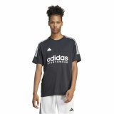 Kortrmet T-shirt til Mnd Adidas Tiro Q1 Sort #2