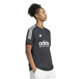 Kortrmet T-shirt til Mnd Adidas Tiro Q1 Sort #5
