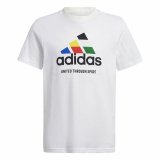 Brne Kortrmet T-shirt Adidas Nations Hvid #1