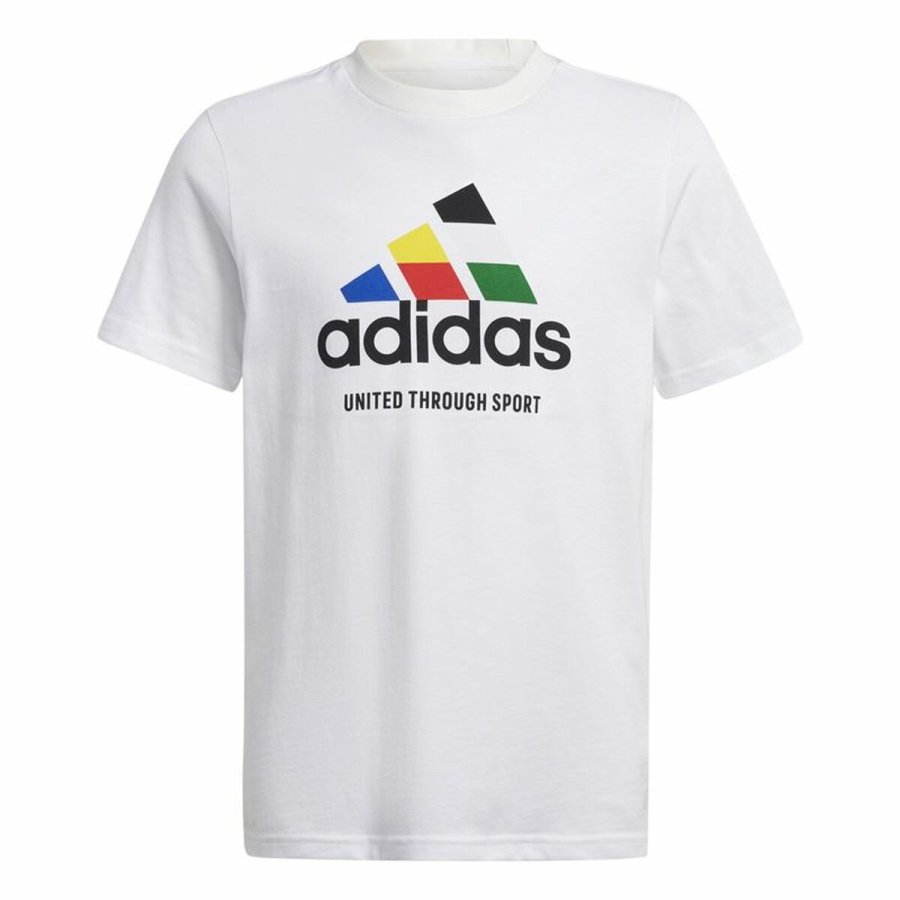 Brne Kortrmet T-shirt Adidas Nations Hvid #1