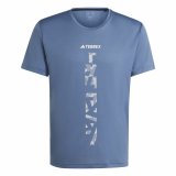 Kortrmet T-shirt til Mnd Adidas Terrex Agravic Bl #1