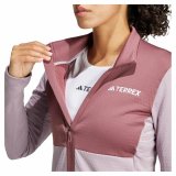 Sportsjakke til damer Adidas Terrex Multi Light Fleece Pink #4