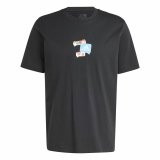 Kortrmet T-shirt til Mnd Adidas Remoji Graphic L #1