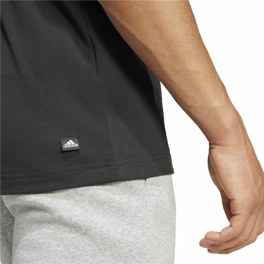 Kortrmet T-shirt til Mnd Adidas Remoji Graphic L #5