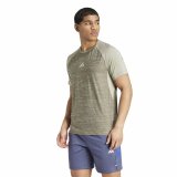 Kortrmet T-shirt til Mnd Adidas Gym+ 3 Bandas Brun #2