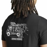 Kortrmet T-shirt til Mnd Adidas Running Ice Cream Graphic Sort #6