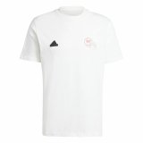 Kortrmet T-shirt til Mnd Adidas House Of Tiro Summer Graphic Hvid #1