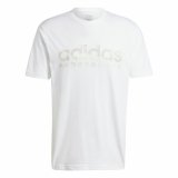 Kortrmet T-shirt til Mnd Adidas House Of Tiro Summer Linear Graphic Hvid #1