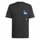 Kortrmet T-shirt til Mnd Adidas Remoji Pocket Graphic Sort #1