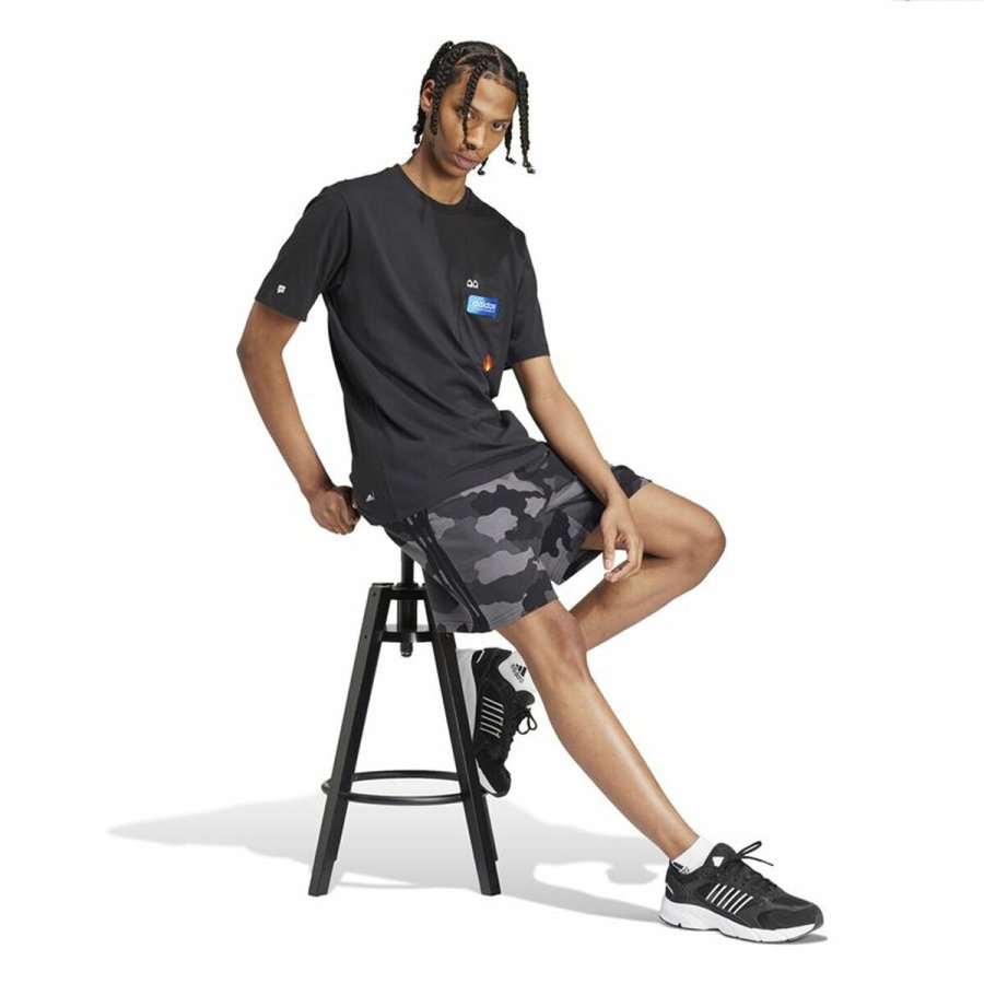 Kortrmet T-shirt til Mnd Adidas Remoji Pocket Graphic Sort #4