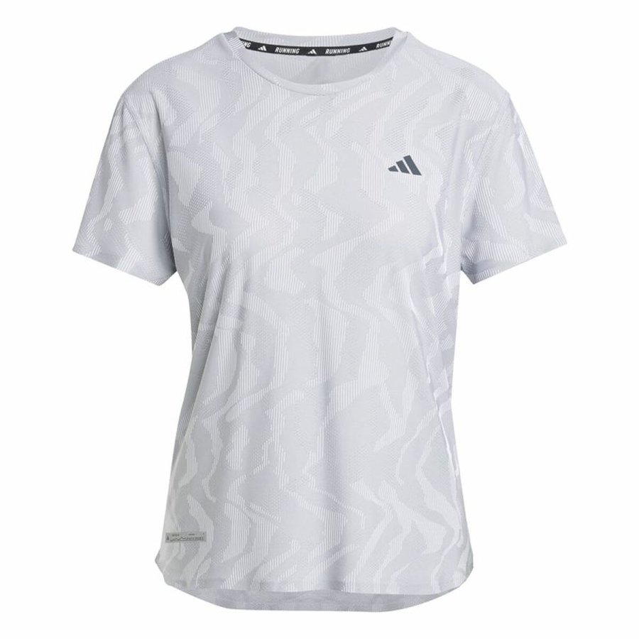 Kortrmet T-shirt til Kvinder Adidas Ultimate Engineered Running Hvid #1