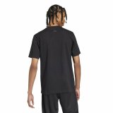 Kortrmet T-shirt til Mnd Adidas House Of Tiro Metallic Graphic Sort #3