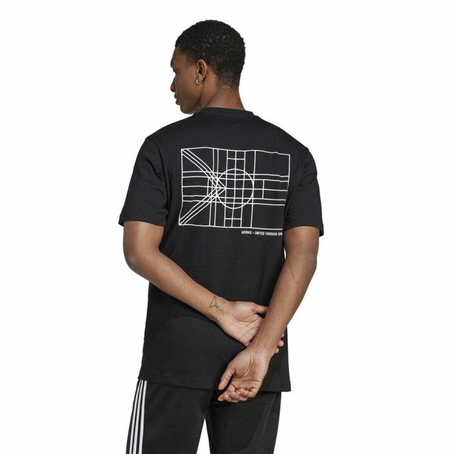 Kortrmet T-shirt til Mnd Adidas House Of Tiro Nations Graphic Sort #2