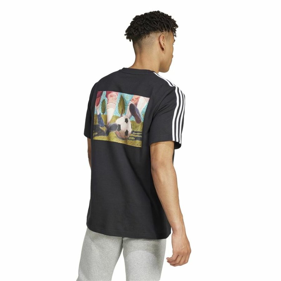 Kortrmet T-shirt til Mnd Adidas Gallery Graphic Sort #3