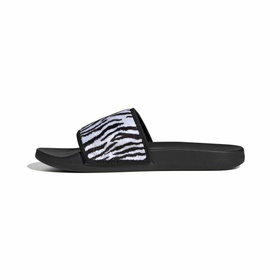 Klipklappere til damer Adidas Adilette Comfort Sort #4