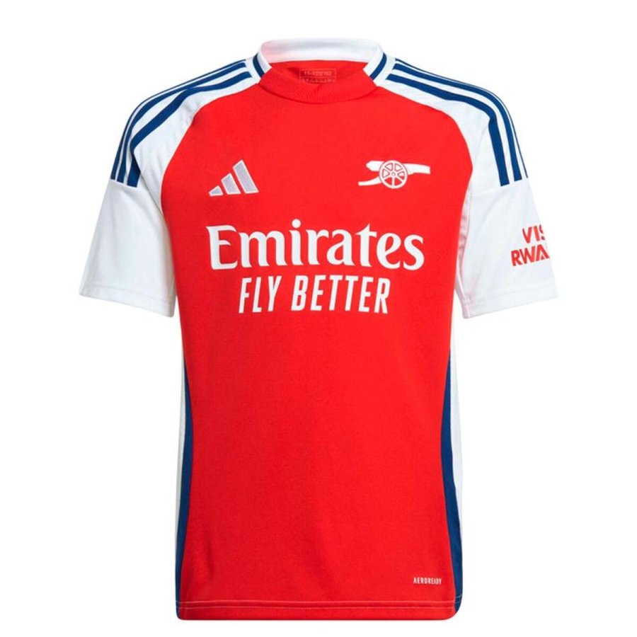 Kort�rmet fodboldtr�je til b�rn Adidas IS8141 R�d (15-16 �r) #1