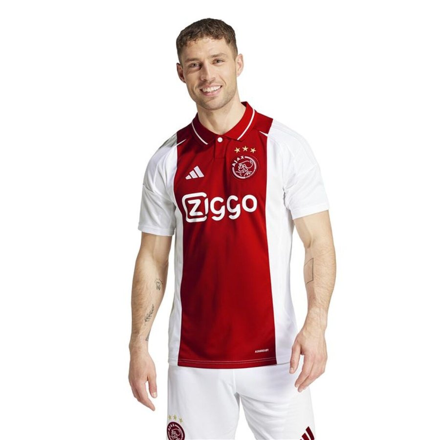 Kort�rmet fodboldtr�je til m�nd Adidas Ajax Amsterdam 24/25 Home #3