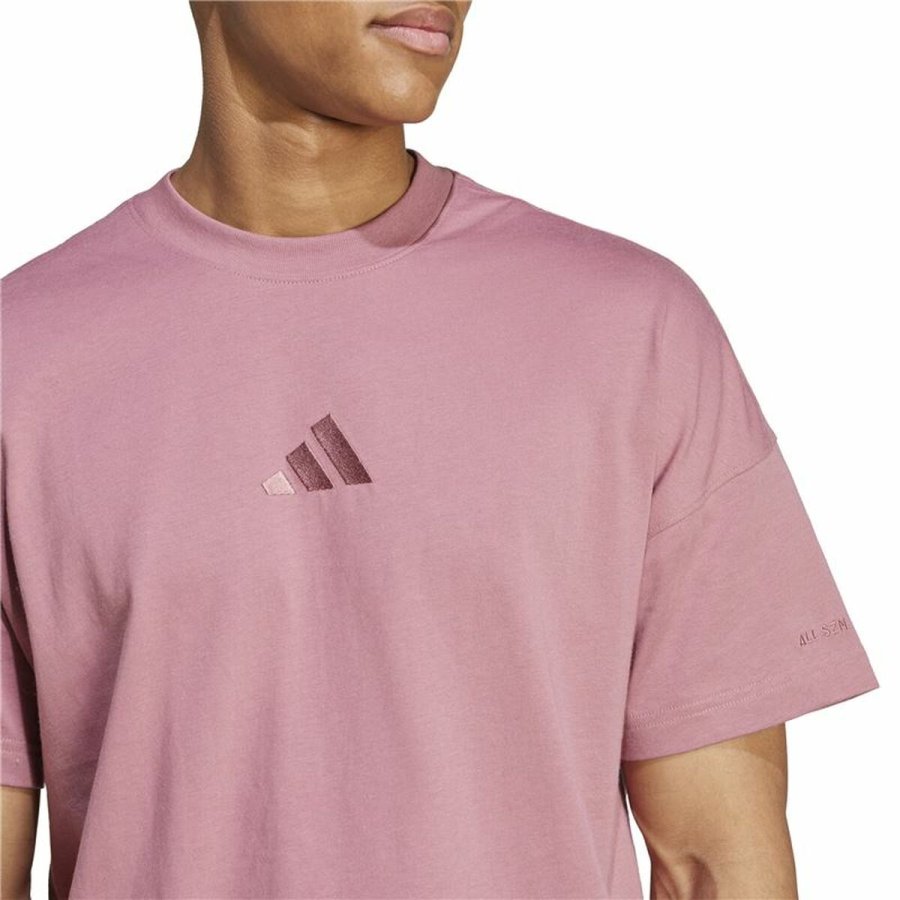 Kortrmet T-shirt til Mnd Adidas All Szn Pink #5