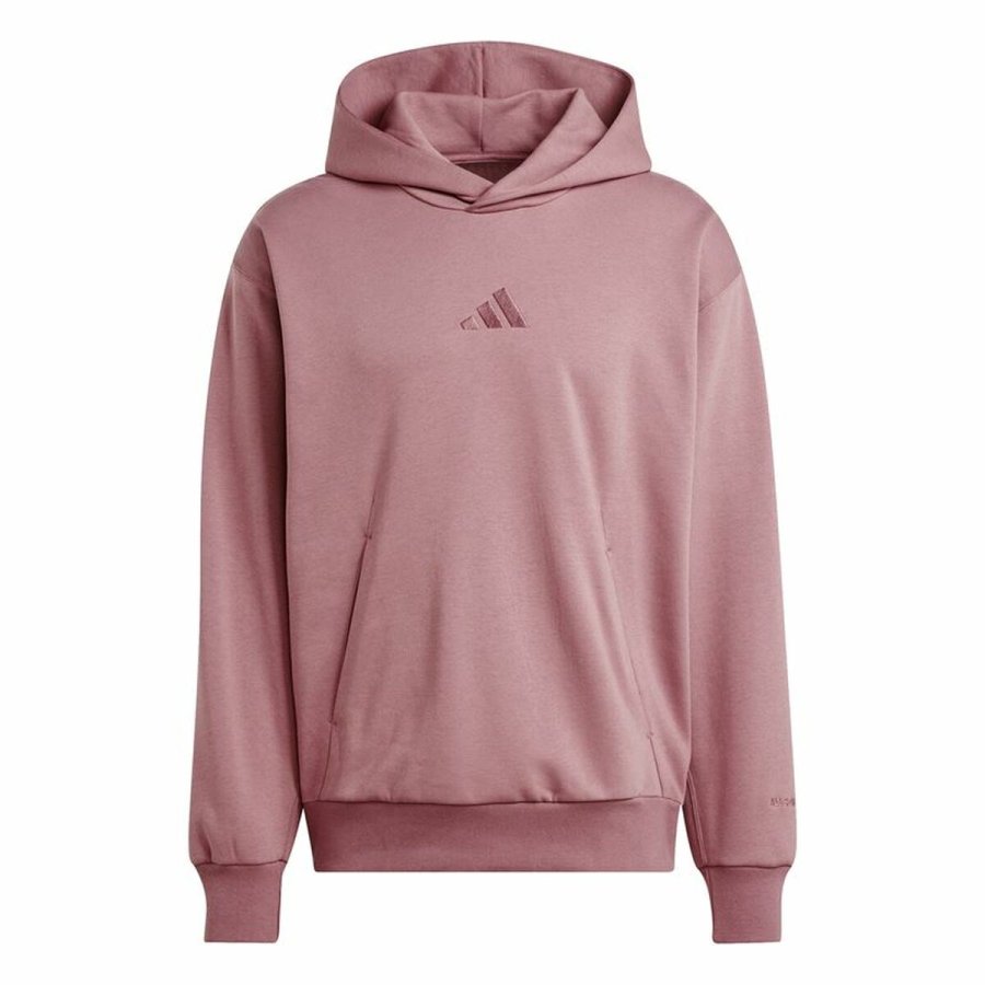 Httetrje til Mnd Adidas All Szn Fleece Hoodie Pink #1
