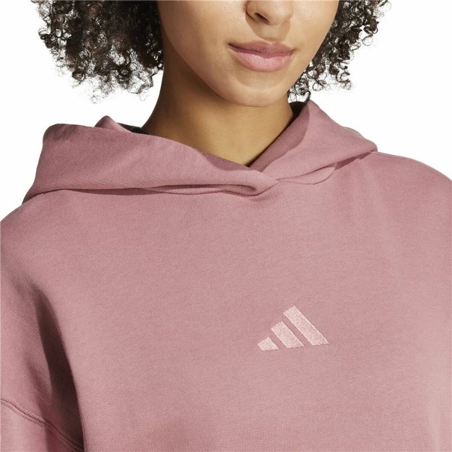 Httetrje til Kvinde Adidas All Szn French Terry Loose Hoodie Pink #5