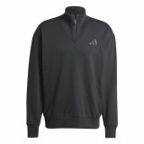Sweaters uden Htte til Mnd Adidas All Szn Fleece 1/4 Zip Crew Sort #1