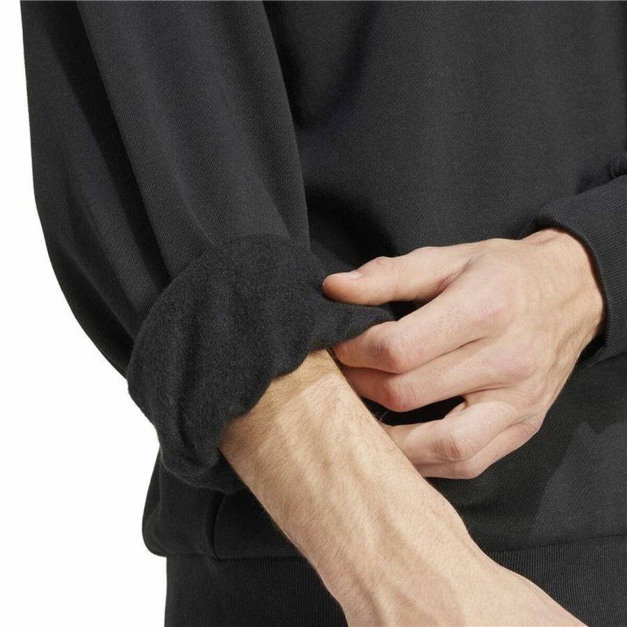 Sweaters uden Htte til Mnd Adidas All Szn Fleece 1/4 Zip Crew Sort #4