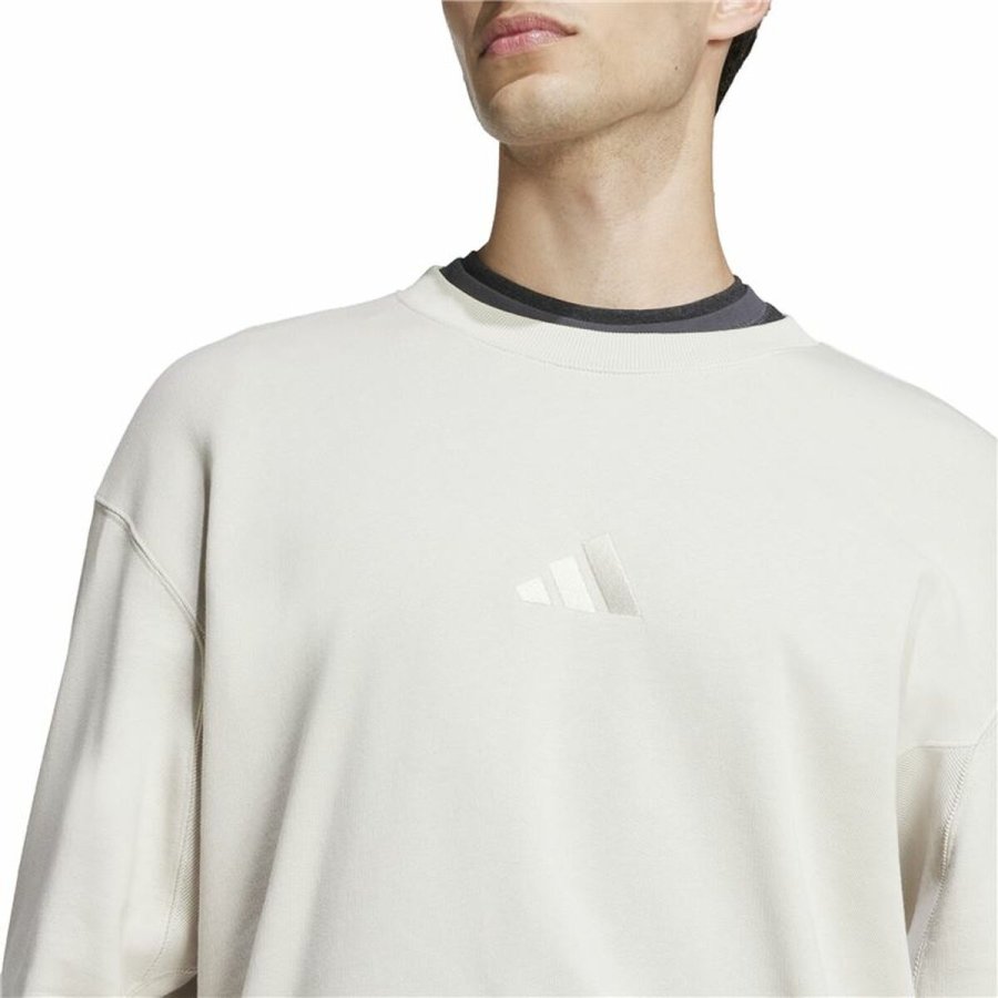 Sweaters uden Htte til Mnd Adidas All Szn French Terry Crew Beige #4