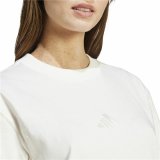 Kortrmet T-shirt til Kvinder Adidas All Szn Loose Hvid #5