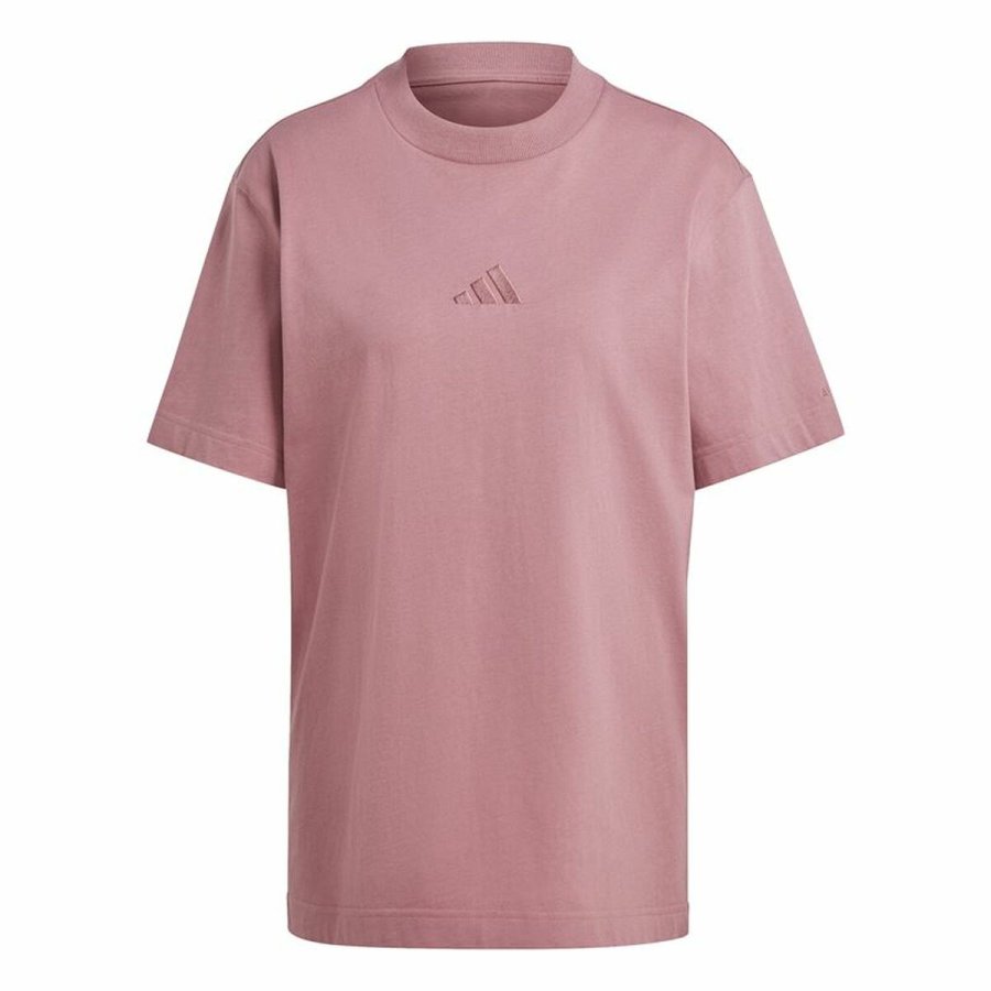 Kortrmet T-shirt til Kvinder Adidas All Szn Loose Pink #1