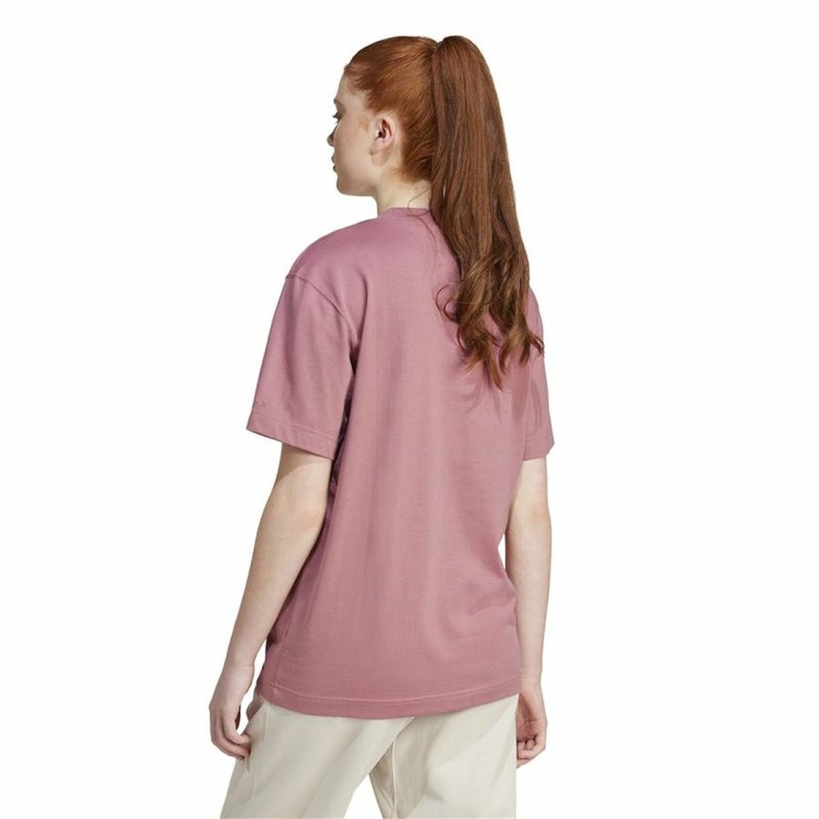 Kortrmet T-shirt til Kvinder Adidas All Szn Loose Pink #3