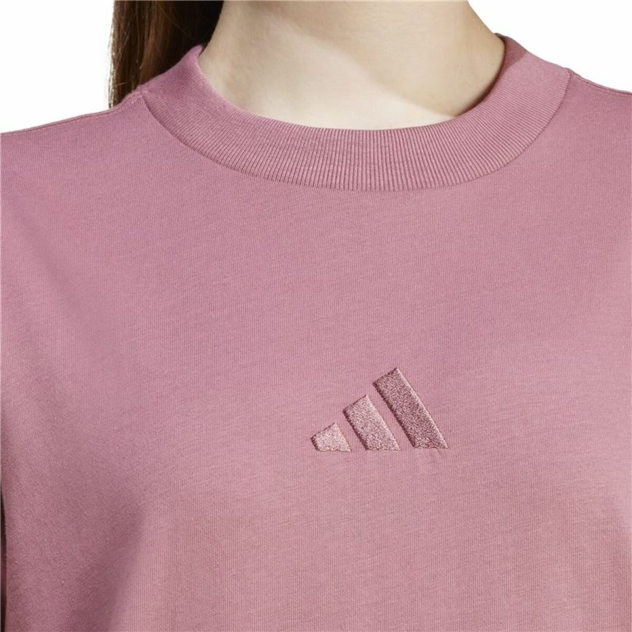 Kortrmet T-shirt til Kvinder Adidas All Szn Loose Pink #5