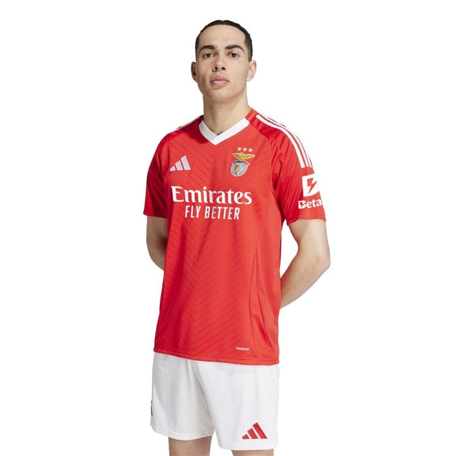 Kort�rmet fodboldtr�je til m�nd Adidas SLB Benfica 24/25 #1