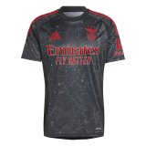 Kort�rmet fodboldtr�je til m�nd Adidas SLB Benfica Sort #1