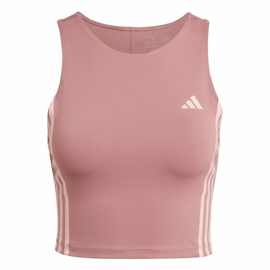 Kort�rmet T-shirt til M�nd Adidas Own The Run Pink #1